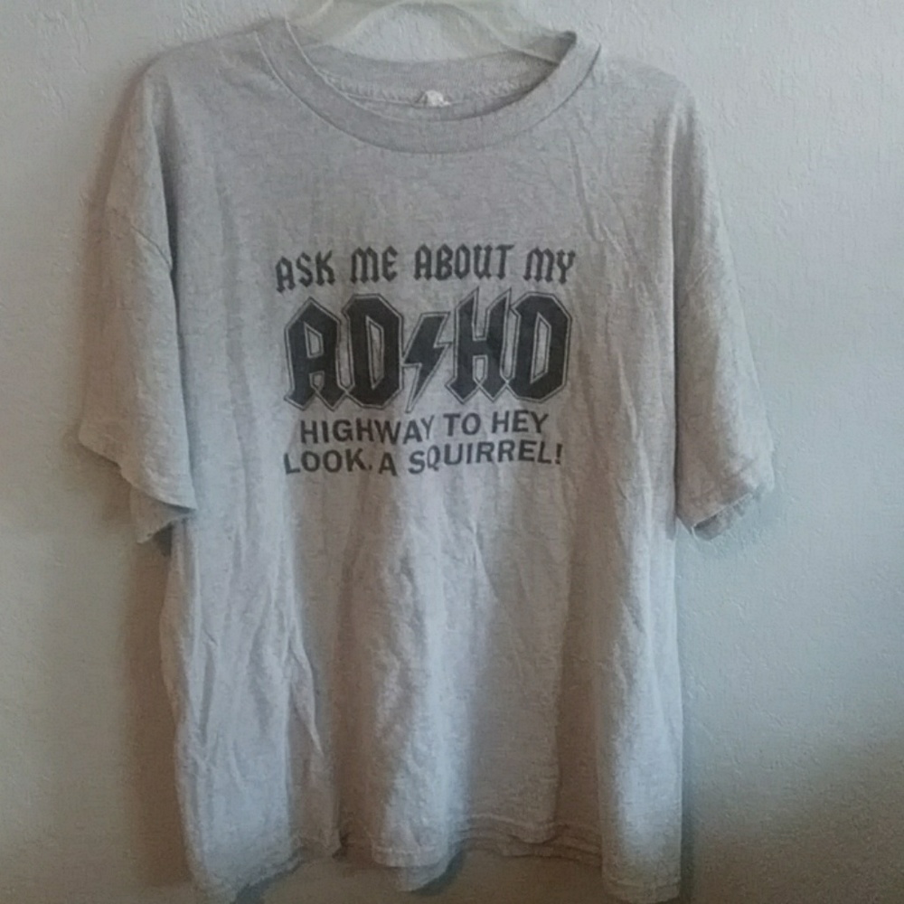T shirt with picture on inside of shirt